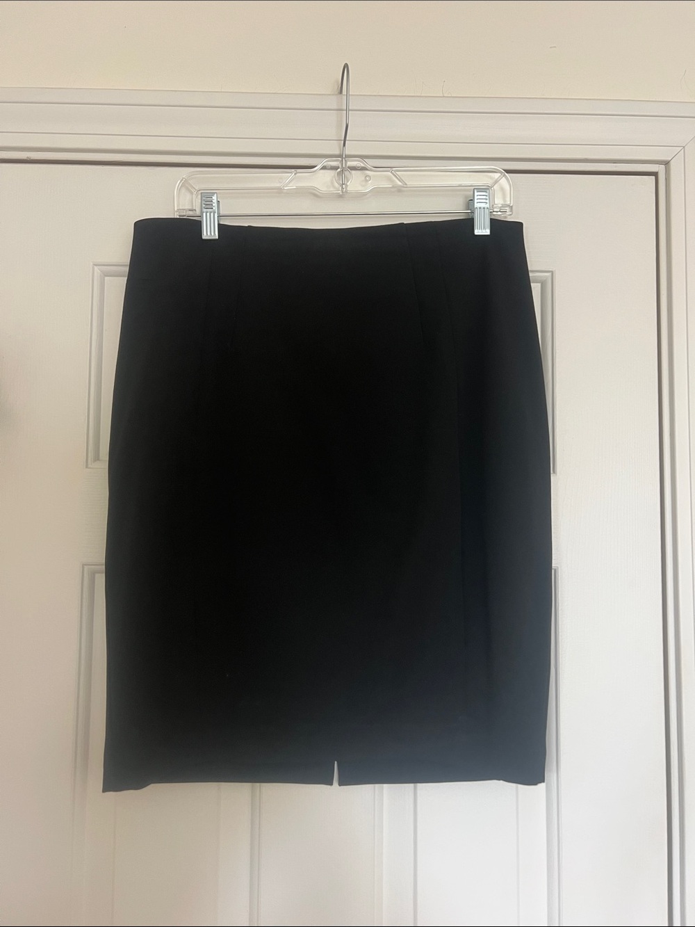 Express Black Pencil Skirt with Back Vent